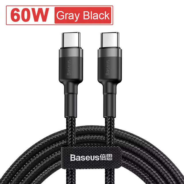 Baseus USB Type C to Type C Fast Charging Data Cable